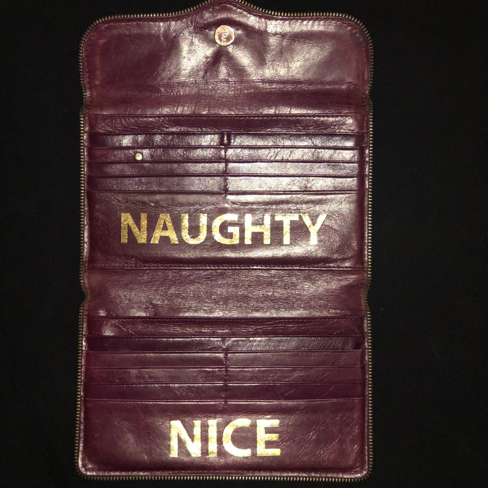 RARE Rebecca Minkoff Naughty Nice Leather Wallet
